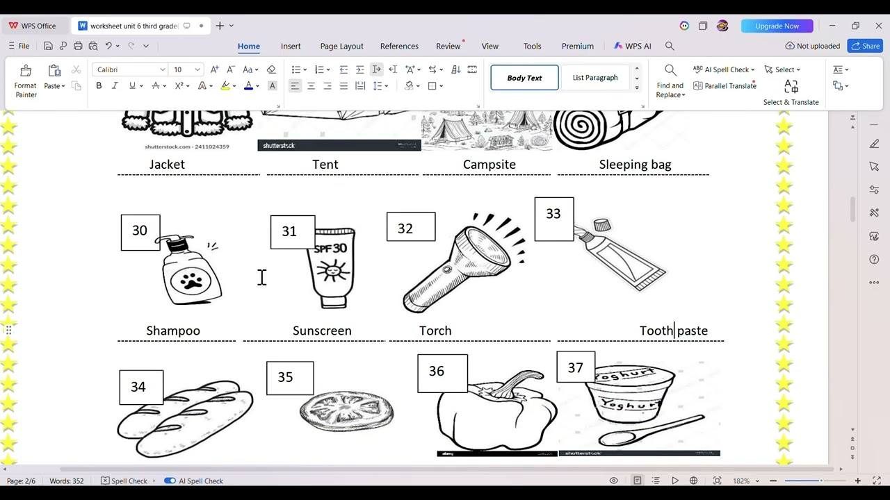 worksheet 3rd grade 2nd smester unit 6 jtt