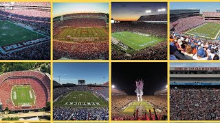 Ranking Every SEC Football Stadium from Worst to Best (Including Expansion Teams)