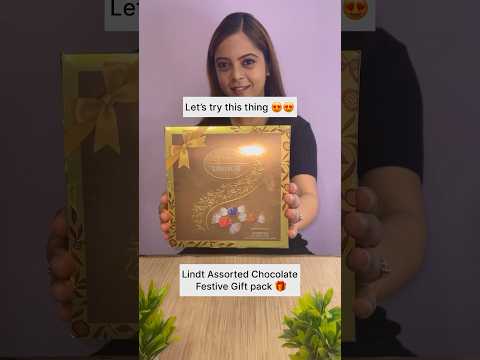 Lindt chocolate festive pack #shorts #foodshorts