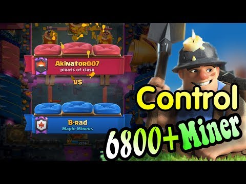 🔥 MINER POISON CONTROL DECK  6800+ gameplays — Clash Royale