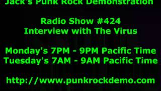 Interview with The Virus on Punk Rock Demonstration Radio Show #424