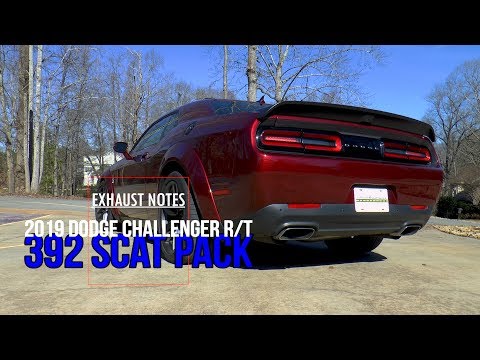 Exhaust Notes - 2019 Dodge Challenger R/T 392 Scat Pack Widebody