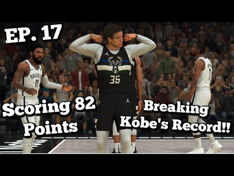 NBA 2k21 MyCareer EP 17- Scoring 82 Points!! Breaking Kobe Bryant's Record!