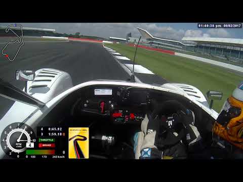 Radical SR8 Silverstone GP Lap Record with Scott Mansell