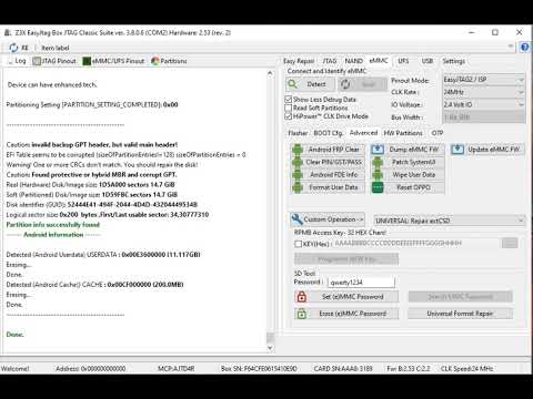 Galaxy Tab Active2 8.0 LTESM-T395 No recovery mode No download mode reset and frp remove  easy jtag