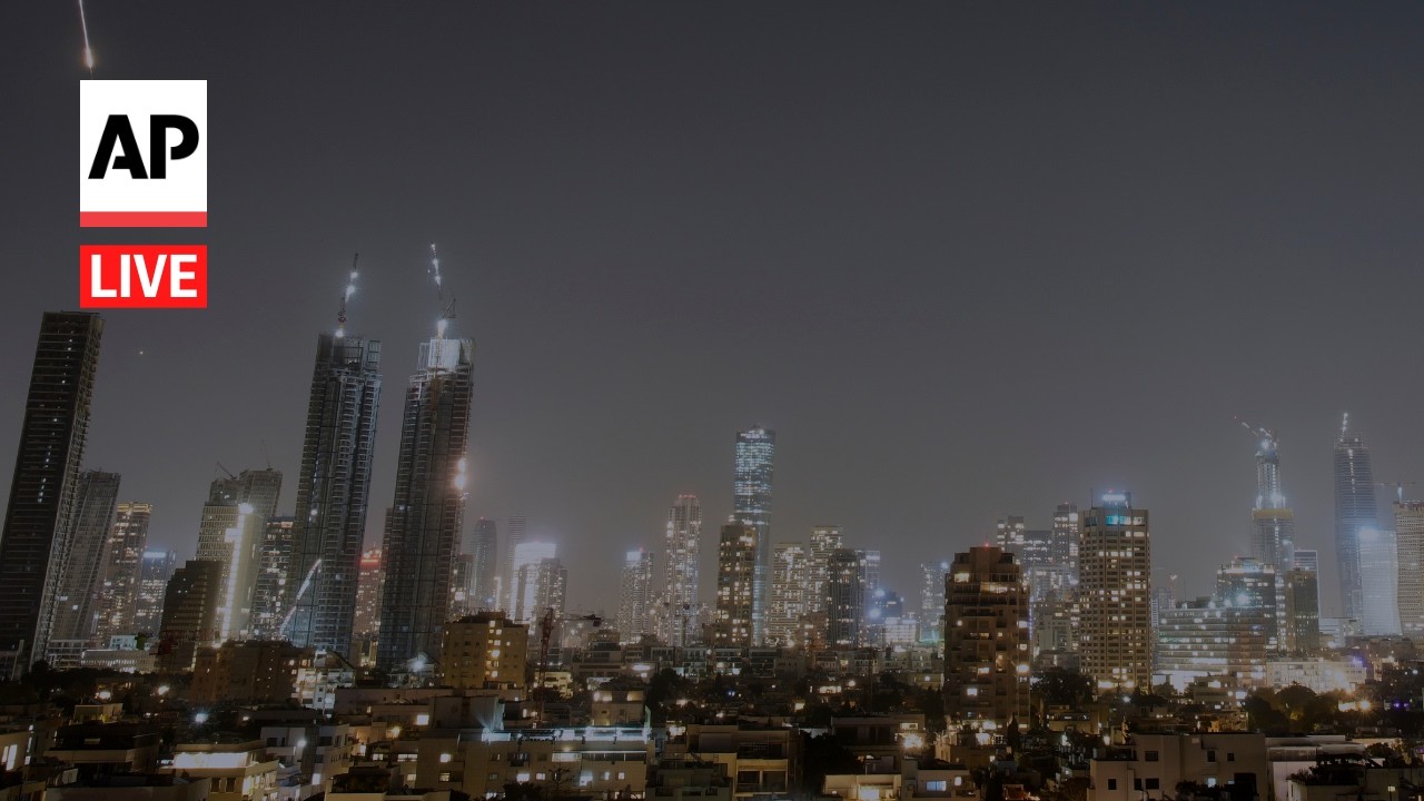 Video | LIVE: Tel Aviv and Jerusalem skyline as Iran war continues