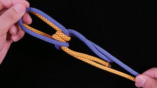 Double loop hook knot, knot method