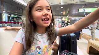 Waiting to Board Limo Bus to Narita from T CAT Station