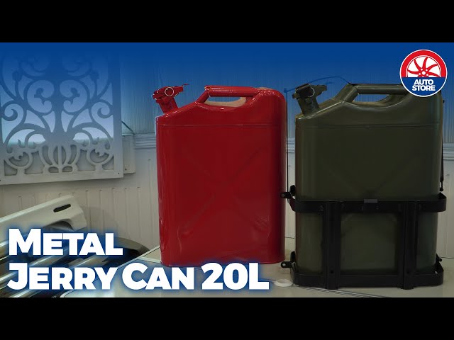 Portable Metal Jerry Can For Petrol Diesel Cars Travelling Fuel Can 20L Video