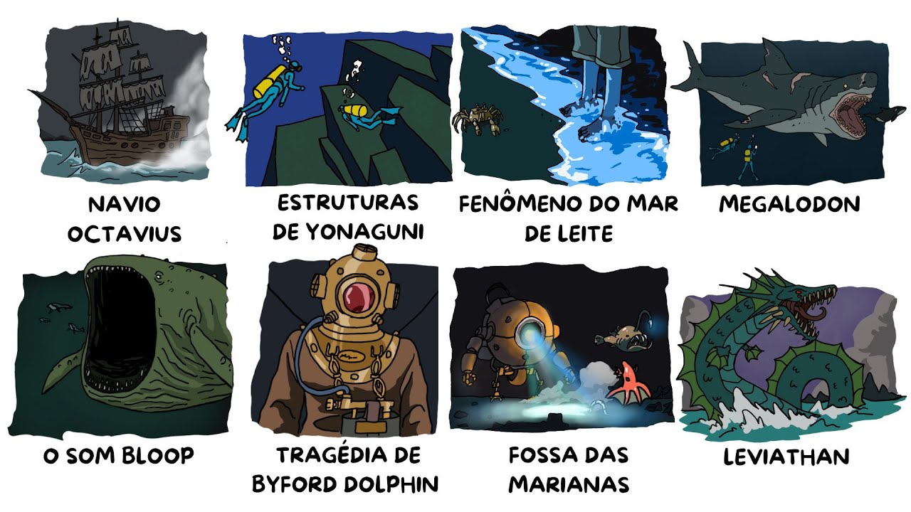 Todos os Mistérios Bizarros do Oceano Explicados em 8 Minutos