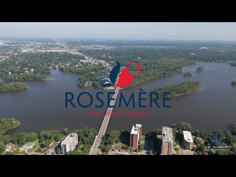 Ville de Rosemère, Rive-Nord Montréal, Québec, Canada, Survol par Drone, production cinématique 4K