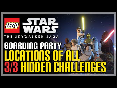 All Boarding Party Challenges LEGO Star Wars The Skywalker Saga