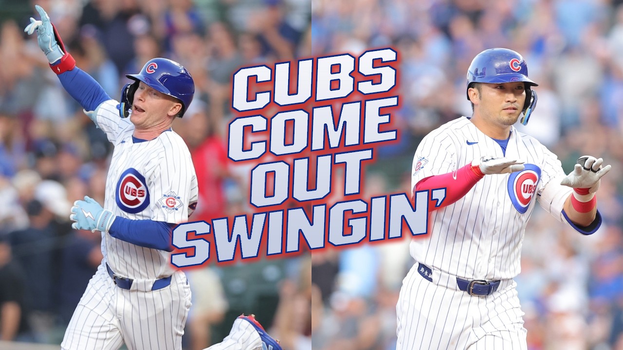 Pete Crow-Armstrong and Seiya Suzuki crush BACK-TO-BACK HR to start the game for the Cubs! 🐻