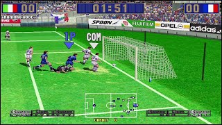 [골 영상] 버추어 스트라이커 2 99.1, 칩샷 했는 공을 자기가 넣고 마네요... [사운드 편집]