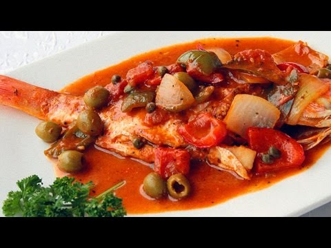 Receta para preparar huachinango a la veracruzana. Receta de huachinango / Cuaresma