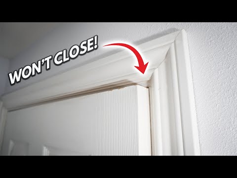 How To Fix A Sagging And Rubbing Door That Won't Close! 5 Tips & Tricks That Works! DIY Tutorial!