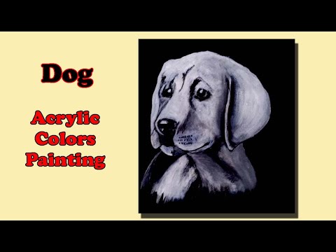 Dog Painting | Capturing Loyalty and Love on Canvas | Mateen For You