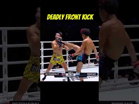 Front Kick Knockout 😤🔥#shorts #mma #martialarts #boxing #combatsports #fightprep #muaythai
