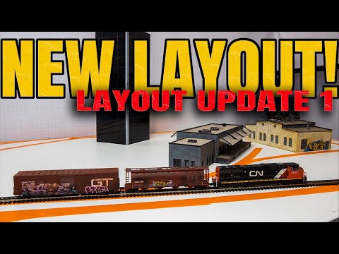 Finally Starting My N Scale Layout! - Designing A Model Train Layout Without A Track Plan