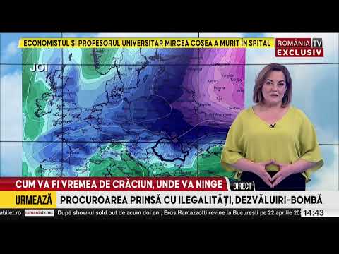 PROGNOZA METEO. Vremea se răceşte de la o zi la alta, am putea avea chiciură şi un Crăciun ploios