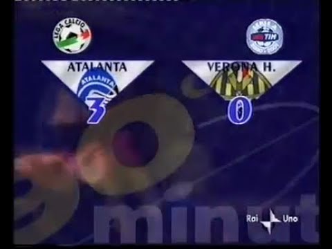 2000-01 (4a - 01-11-2000) Atalanta-Verona 3-0 [F.Rossini,D.Zenoni,Ventola] Servizio 90°Minuto Rai1