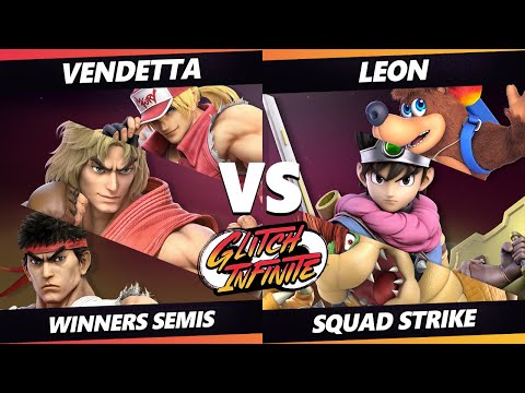 Glitch Infinite Winners Semis - Vendetta Vs. LeoN - SSBU Ultimate Tournament