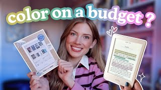 new kobo clara colour! unboxing, set up + comparing to my other e-readers