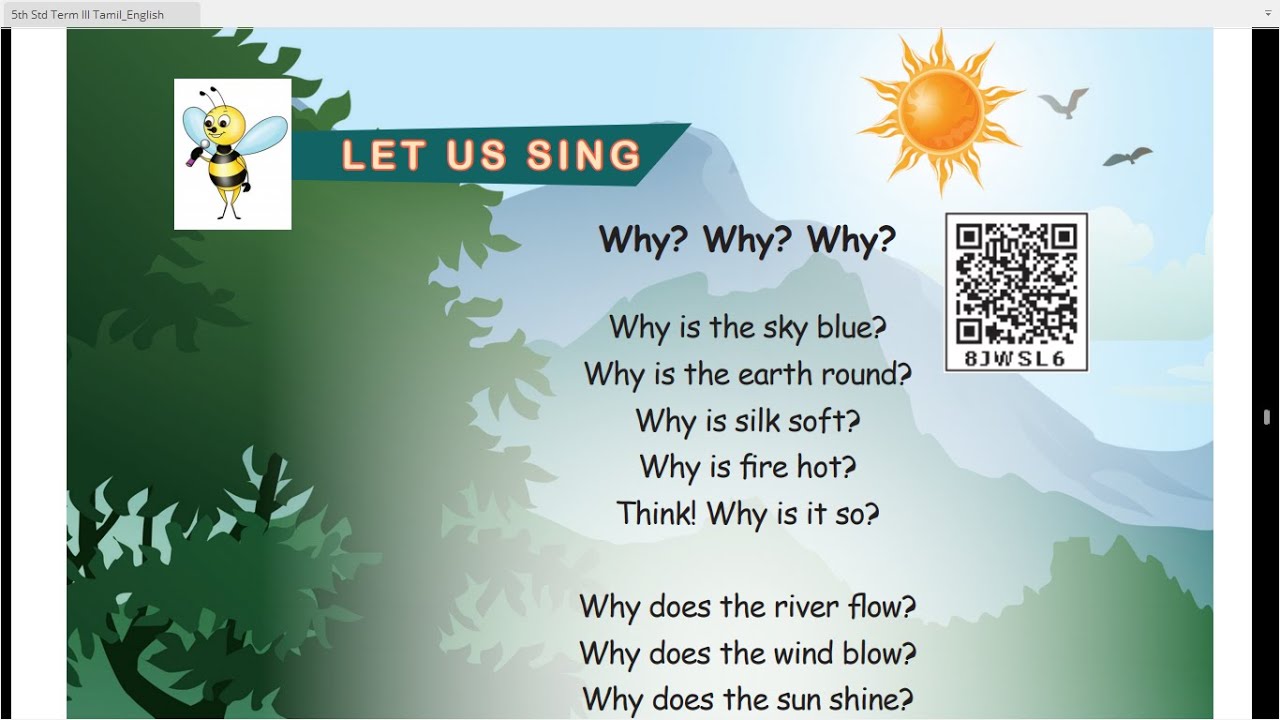 5 TH ENGLISH - TERM 3 - UNIT 1 - WHY? WHY? WHY?