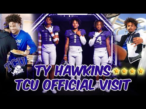 4 ⭐️ QB Ty Hawkins Visits TCU 🐸 | Ty Hawkins TCU Official Visit 🎥