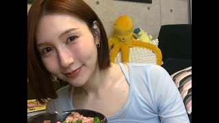 夜ご飯食べながら雑談