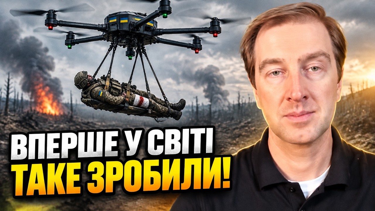 ⚡ Терміново! Важкий дрон ЗСУ врятував пораненого там, де не пройшли люди! Дет