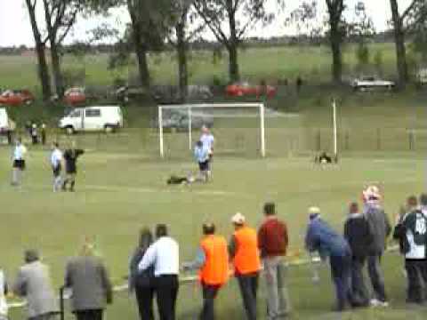 2005.06.12 Sęp Żelechów - Naprzód Skórzec: czerwona kartka Piotrka Jończyka