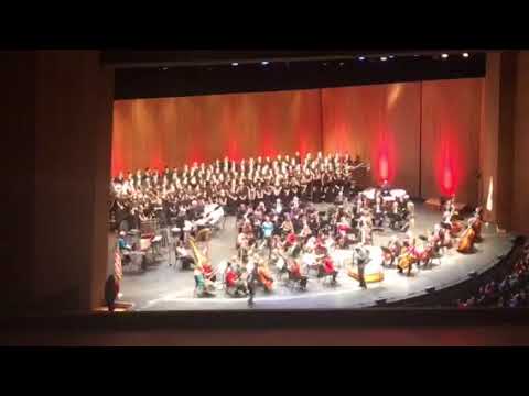 LBUSD Honor Choir with the Long Beach Symphony Jan 31st 2018