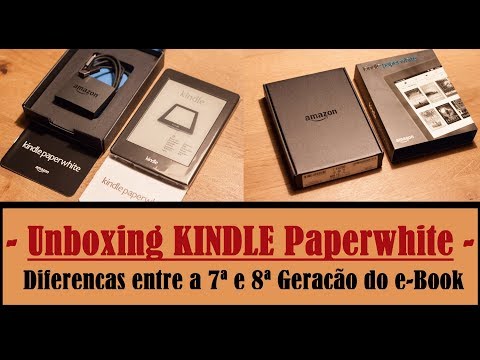, title : 'Kindle Paperwhite Unboxing & Configurações iniciais - Diferenças da 7ª e 8ª Geração do e-Reader'