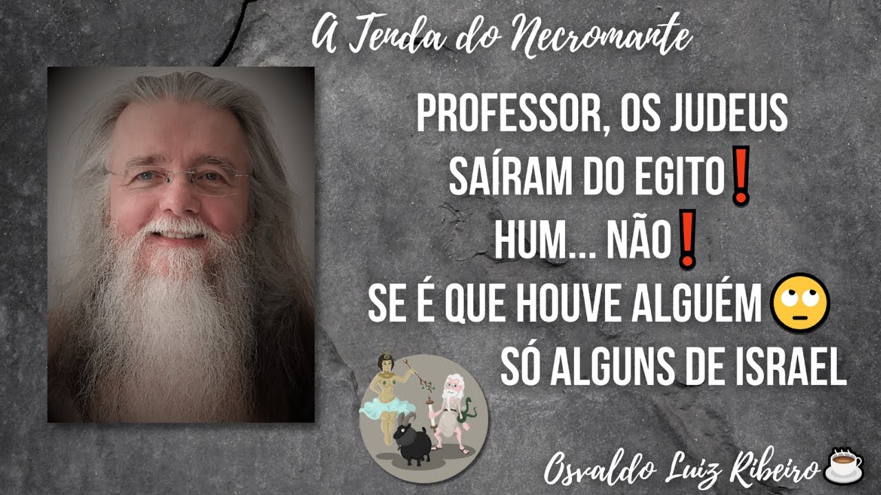 478. Professor, os judeus saíram do Egito. Hum... Não❗ Se é que houve alguém, só alguns de Israel