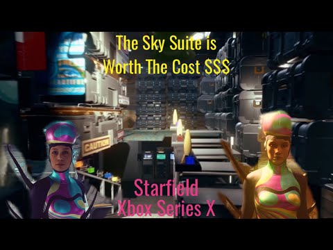 Neon Sky Suite Penthouse Tour 2.0 (Decorated with Three Floors) Starfield Xbox Series X