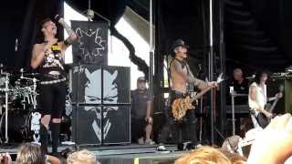 Black Veil Brides - I Am Bulletproof - Live 8-3-13 Vans Warped Tour