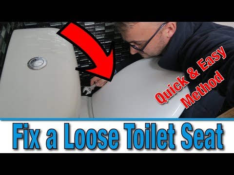 How to Fix a Loose Toilet Seat | Wonky Loo Seat | Bathroom Hacks