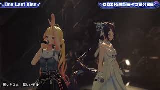 One Last Kiss | AZKi · Otonose Kanade | Cross Over 3D Birthday Live