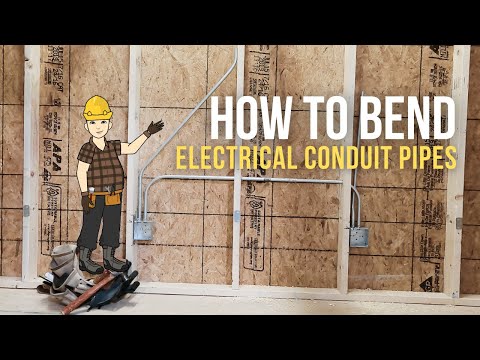 How to bend Electrical Conduit Pipe