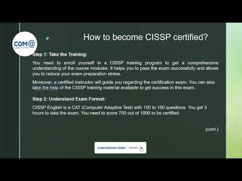 2 3 months cissp course, location: online