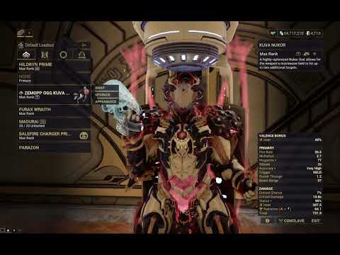 [1.5 minute] Hildryn Prime Nuke Build - Steel Path (Explanation in description/pinnned comment)