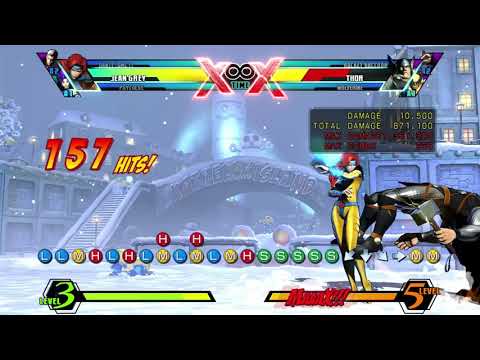 UMvC3 Jean Grey(Palette Swap) corner super loop