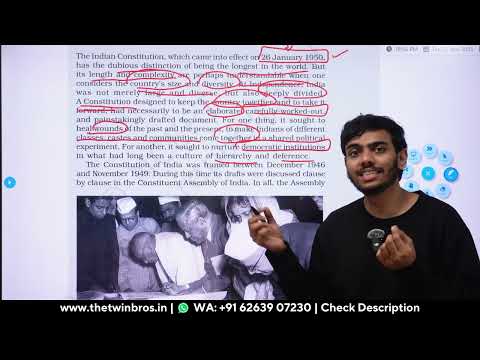 Framing The Constitution Class 12 One Shot Explanation with Notes & Important Questions Session 2026