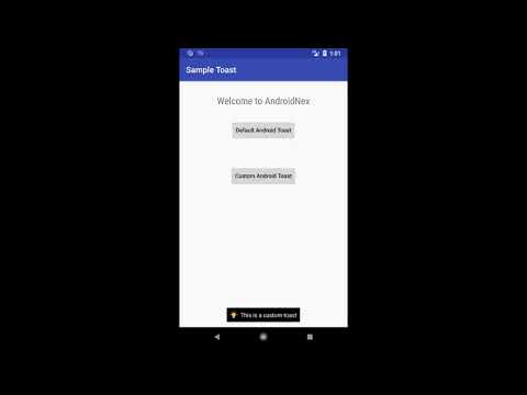 Android Toast Message Output (Implementation in Java and Kotlin)