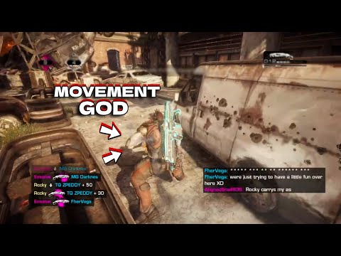 I HAVE THE BEST MOVEMENT IN GEARS OF WAR RELOADED - PRO GAMEPLAY (THEY COULD NOT KEEP UP WITH ME)