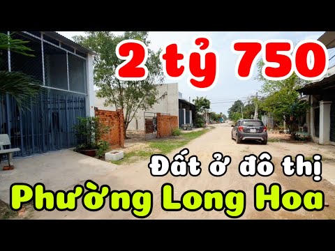 Đất đô thị 12,5x28,5 nở hậu 12,8m giá 2 tỷ 750 triệu ở phường Long Hoa Tây Ninh vị trí đẹp