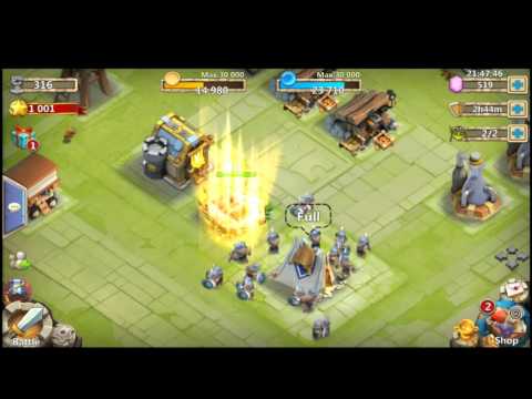 Castle Clash Let's play Newbie guide episode 1 (in the beginning)