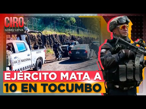Automovilistas grabaron balacera entre sicarios y soldados en Tocumbo, Michoacán | Ciro