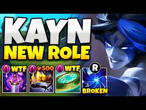 KAYN HAS A BRAND NEW ROLE IN LEAGUE OF LEGENDS! (NO LONGER A JUNGLER?)